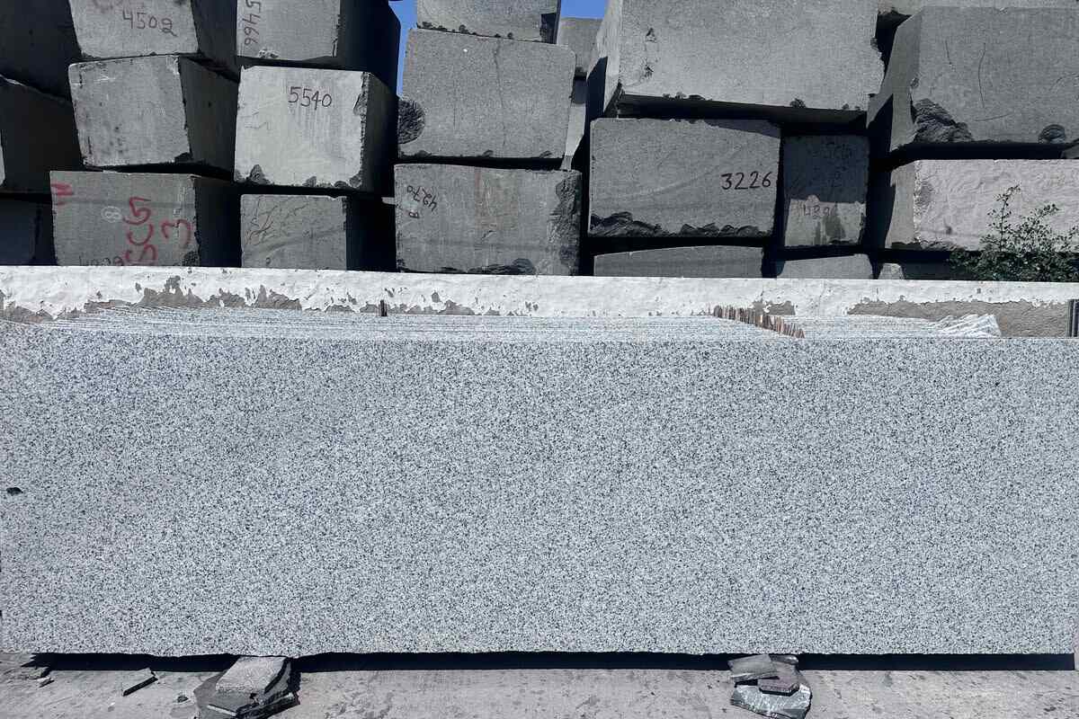 China White Granite Slab from Rajasthan India